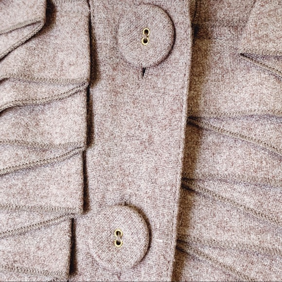 ANTHRO Tabitha Pleated as You Please Wool Blazer - Picture 5 of 8